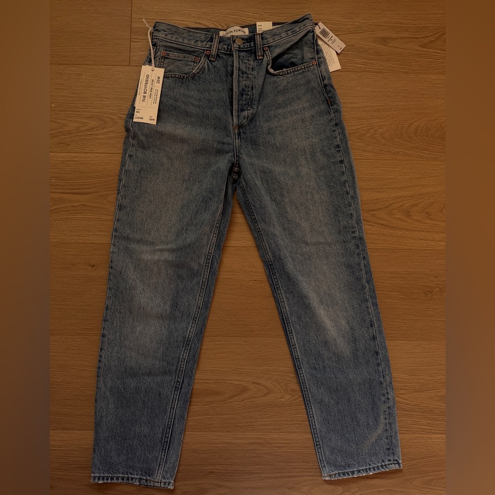 Denim Forum The Boyfriend High Rise Loose Size 26